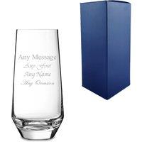 Uniqueful Personalised Engraved 16oz Lima Hiball Glass Birthday Gift for Friend in Clear | Size: 20oz (550ml)