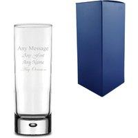 Uniqueful Personalised Engraved 10.25oz Bubble Hiball Birthday Glass in Clear | Size: 1000ml