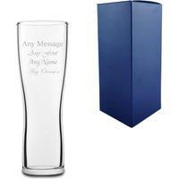 Uniqueful Personalised Engraved 13oz Aspen Glass Birthday Gift for Friend in Clear | Size: 300ml
