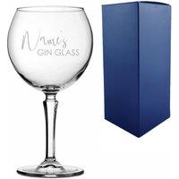 Uniqueful Personalised Engraved Hudson Gin Balloon Name's Gin Glass Design in Clear | Size: 1000ml
