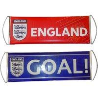 England Official Fanbana Football Banner in Red