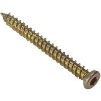 Picardy Concrete Frame Screws (Pack Of 100) 7.5mmx132mm in Yellow