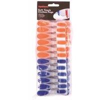 SupaHome Soft Touch Clothes Peg (Pack of 24) in Orange