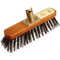 Groundsman Stiff PVC Broom Head in Brown