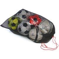 Precision Mesh 10 Ball Football Bag in Black