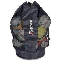 Precision Jumbo 20 Ball Football Bag in Black