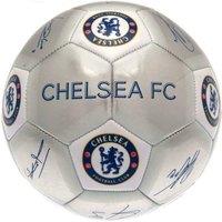 Chelsea FC Signature Football in Silver