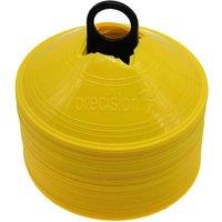 Precision Saucer Cones (Pack Of 50) in Yellow