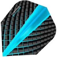 Harrows 100 Micron Quantum Dart Flights Set (Pack of 3) in Charcoal