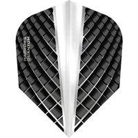 Harrows 100 Micron Quantum Dart Flights Set (Pack of 3) in Charcoal