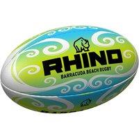 Rhino Barracuda Beach Rugby Ball 4.5 in Lime
