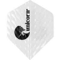 Unicorn Q.100 Plus Dart Flights (Pack of 3) in White