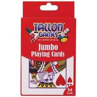 Tallon Jumbo Playing Card Deck in White