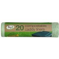 Tidy Z Biodegradable Bin Bags (Pack of 20) in Green
