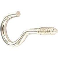 Securpak Nickel Plated Curtain Hooks (Pack of 50) in Silver