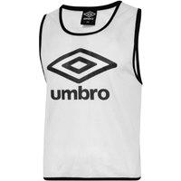 Umbro Training Bib in White | Size: Large/XL
