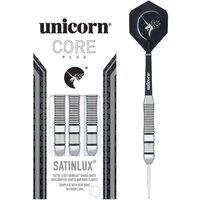 Unicorn Core Plus Satinlux Darts (Pack of 3) in Silver | Size: 24g