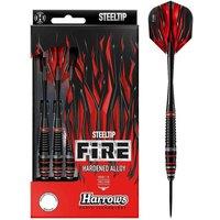 Harrows Fire High Grade Alloy Darts (Pack of 3) in Red | Size: 23g