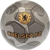 Chelsea FC Camo Football in Metallic Silver | Size: 5