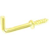 Securpak Square Screw Hook (Pack of 50) in Gold