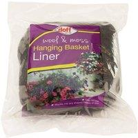 Doff Hanging Basket Liner in Brown