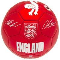 England FA Phantom Signature Football in Red