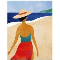 Henry Rivers Beach II Print in Beige