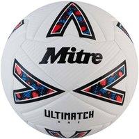 Mitre Ultimatch One Football 5 in White