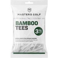 Masters Bamboo Golf Tees (Pack of 15) in White