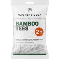 Masters Bamboo Golf Tees (Pack of 25) in White