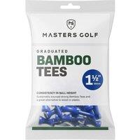 Masters Bamboo Graduated Golf Tees (Pack of 25) in Blue | Size: 38mm