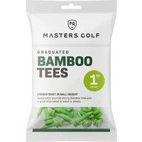 Masters Bamboo Graduated Golf Tees (Pack of 25) in Lime