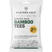 Masters Bamboo Golf Tees (Pack of 110) in White