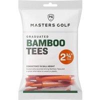 Masters Bamboo Graduated Golf Tees (Pack of 20) in Orange