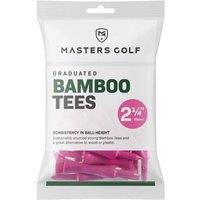 Masters Bamboo Graduated Golf Tees (Pack of 20) in Pink