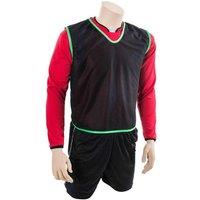 Precision Plain Mesh Training Bib in Black | Size: 15 Years