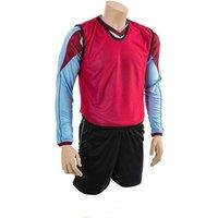 Precision Plain Mesh Training Bib in Red | Size: 15 Years
