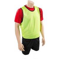 Precision Plain Mesh Training Bib in Yellow | Size: 15 Years