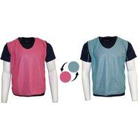 Precision Plain Mesh Reversible Training Bib in Pink | Size: 15 Years