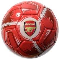 Arsenal FC Turbine Crest Mini Football in Red
