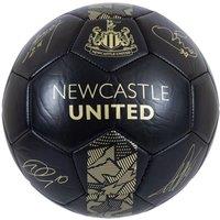 Newcastle United FC Phantom Signature Football in Black