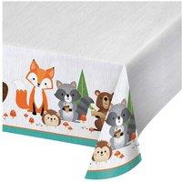 Unique Party Wild One Plastic Woodland Tablecloth