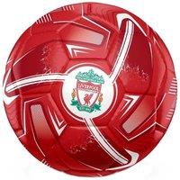 Liverpool FC Turbine Print Football in Dark Red