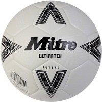 Mitre Ultimatch Futsal Football in White