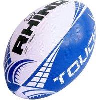 Rhino Touch Rugby Ball in White