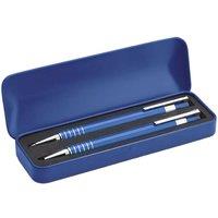 MidOcean Alucolor Pen & Pencil Set in Blue