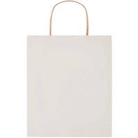 MidOcean Paper Tone Paper Gift Bag 32cm x 25cm x 11cm in White | Size: 32 cm x 25 cm x 11 cm