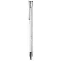MidOcean Bern Push Button Ballpoint Pen in Silver