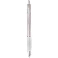 MidOcean Manors Rubber Grip Ballpoint Pen in Off-White