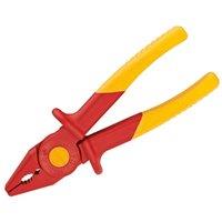 KNIPEX Flat Nose Plastic Insulated Pliers 180mm